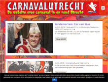 Tablet Screenshot of carnavalutrecht.nl